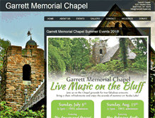 Tablet Screenshot of garrettchapel.org